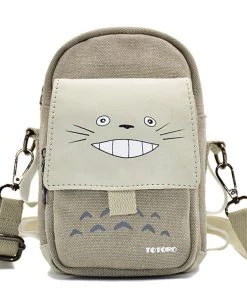 Totoro Smile Printed Waist Bag 3 Pocket - OneHeroSuits Accessories