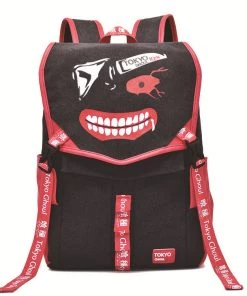 OneHeroSuits Tokyo Ghoul Backpack Ken Kaneki Face Printed Animation Bag Accessories