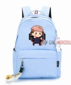 OneHeroSuits Girls Mini Q Backpack Jujutsu Kaisen Characters Printed Bag Accessories