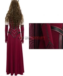 2021 New Scarlet Witch Cosplay Costume WandaVision OneHeroSuits