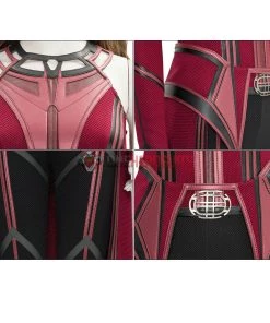 2021 New Scarlet Witch Cosplay Costume WandaVision OneHeroSuits