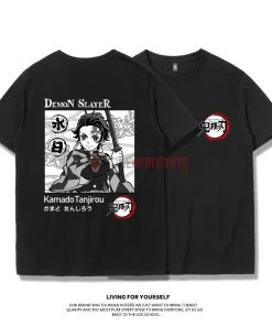 OneHeroSuits Demon Slayer Creative Print Anime T-shirt Nezuko/Tanjiro/Giyuu