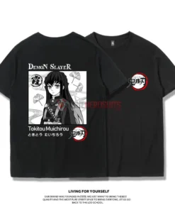 OneHeroSuits Demon Slayer Creative Print Anime T-shirt Nezuko/Tanjiro/Giyuu