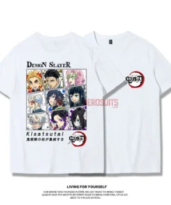 OneHeroSuits Demon Slayer Creative Print Anime T-shirt Nezuko/Tanjiro/Giyuu