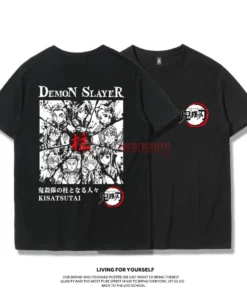 OneHeroSuits Demon Slayer Creative Print Anime T-shirt Nezuko/Tanjiro/Giyuu