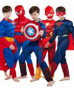 OneHeroSuits Kids Cosplay Kids Muscle Costumes 3D Printed Muscle Suit For Halloween