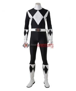 OneHeroSuits Black Ranger Cosplay Costumes Mighty Morphin Power Rangers Cosplay Suit