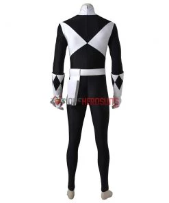 OneHeroSuits Black Ranger Cosplay Costumes Mighty Morphin Power Rangers Cosplay Suit