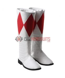 OneHeroSuits Tyrannosaurus Red Ranger Cosplay Shoes Mighty Morphin Power Rangers Boots