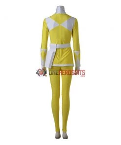OneHeroSuits Yellow Ranger Female Cosplay Costumes Mighty Morphin Power Rangers Cosplay Suit