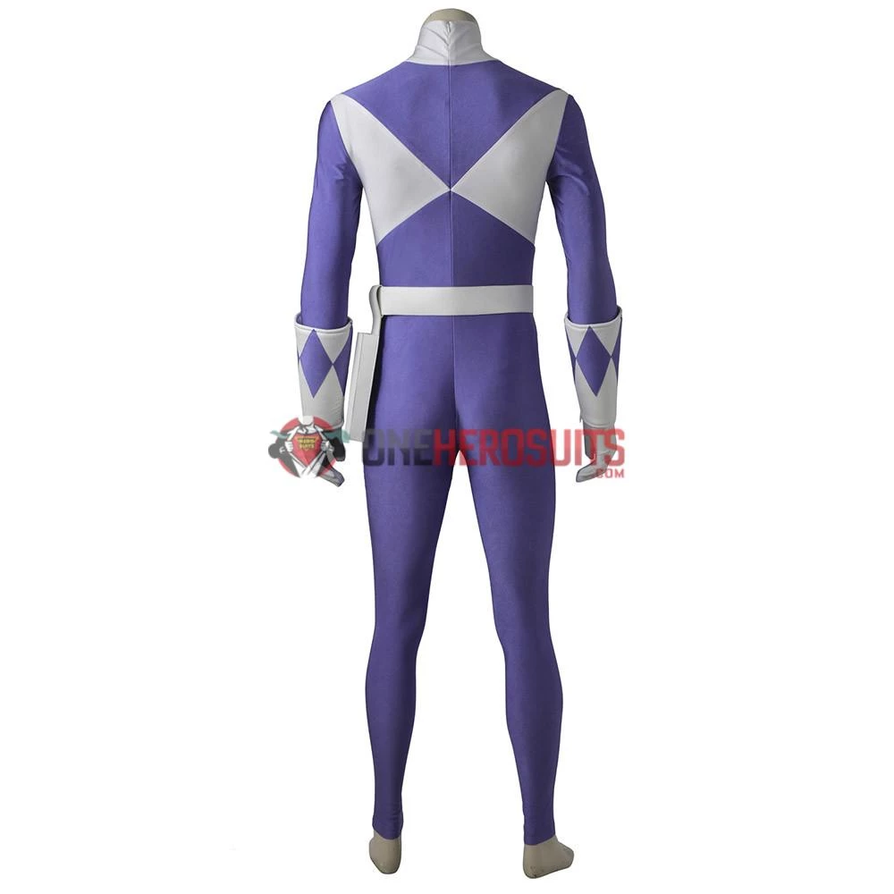 OneHeroSuits Expert-level Cosplay Bodysuit & Zentai Purple Power Ranger Cosplay Suit Mighty Morphin Power Rangers Suit 3 OneHeroSuits Expert-level Cosplay Bodysuit & Zentai Purple Power Ranger Cosplay Suit Mighty Morphin Power Rangers Suit