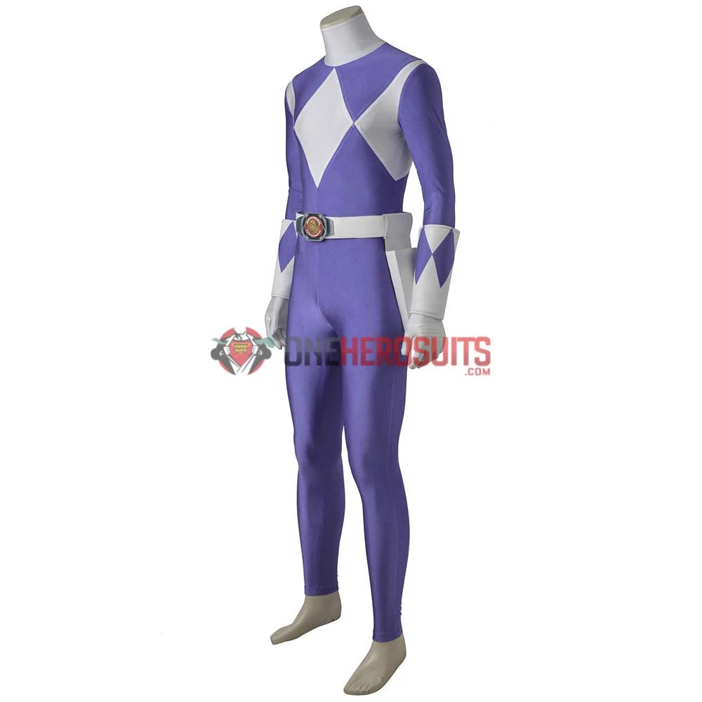 OneHeroSuits Expert-level Cosplay Bodysuit & Zentai Purple Power Ranger Cosplay Suit Mighty Morphin Power Rangers Suit 5 OneHeroSuits Expert-level Cosplay Bodysuit & Zentai Purple Power Ranger Cosplay Suit Mighty Morphin Power Rangers Suit