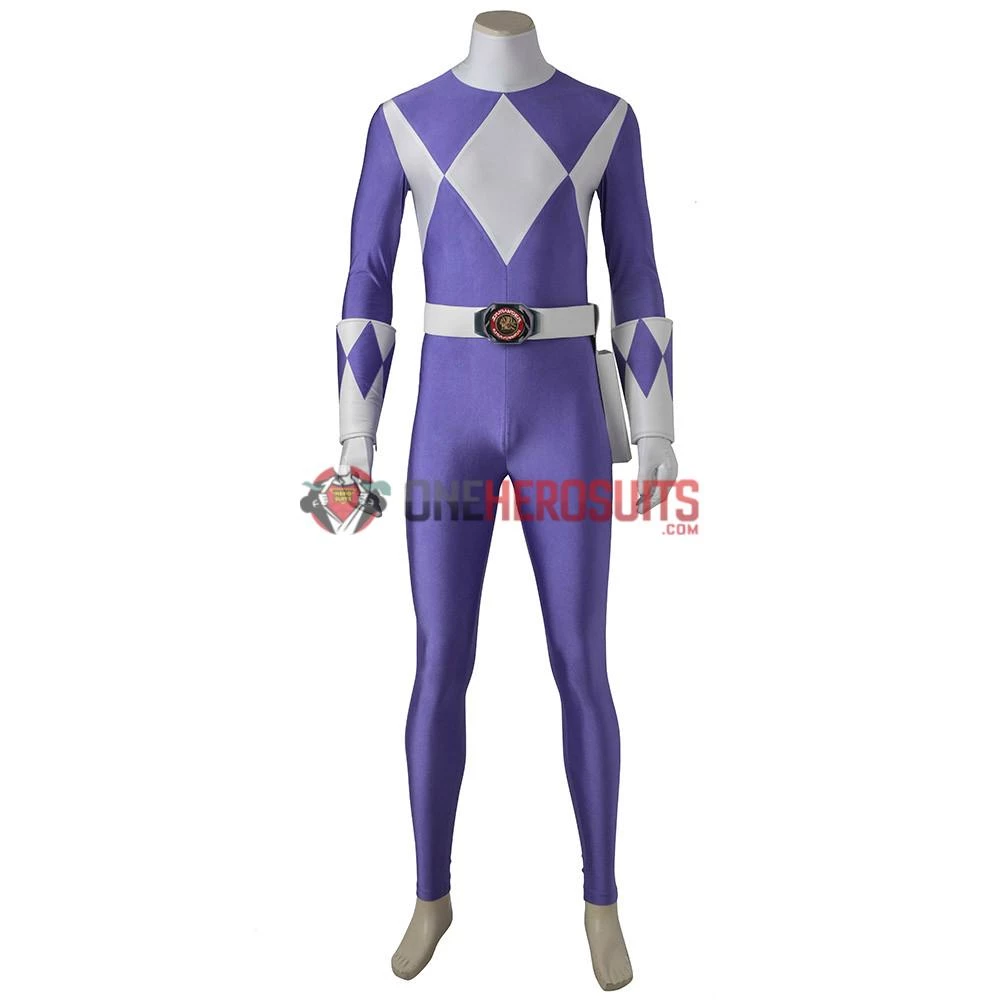 OneHeroSuits Expert-level Cosplay Bodysuit & Zentai Purple Power Ranger Cosplay Suit Mighty Morphin Power Rangers Suit 6 OneHeroSuits Expert-level Cosplay Bodysuit & Zentai Purple Power Ranger Cosplay Suit Mighty Morphin Power Rangers Suit