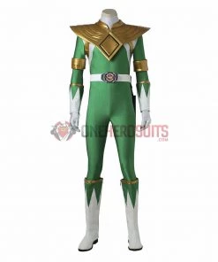 1herosuits Costumes Tommy Oliver Cosplay Boots Green Ranger Spandex Cosplay Shoes