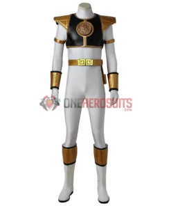 OneHeroSuits White Ranger Cosplay Shoes Mighty Morphin Power Rangers Boots