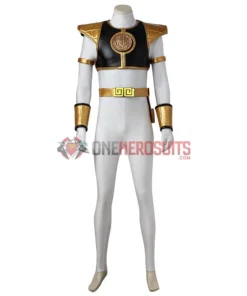 OneHeroSuits White Ranger Cosplay Shoes Mighty Morphin Power Rangers Boots