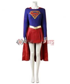 OneHeroSuits Supergirl Cosplay Costume Female Classic Red SuperHero Suit Costumes