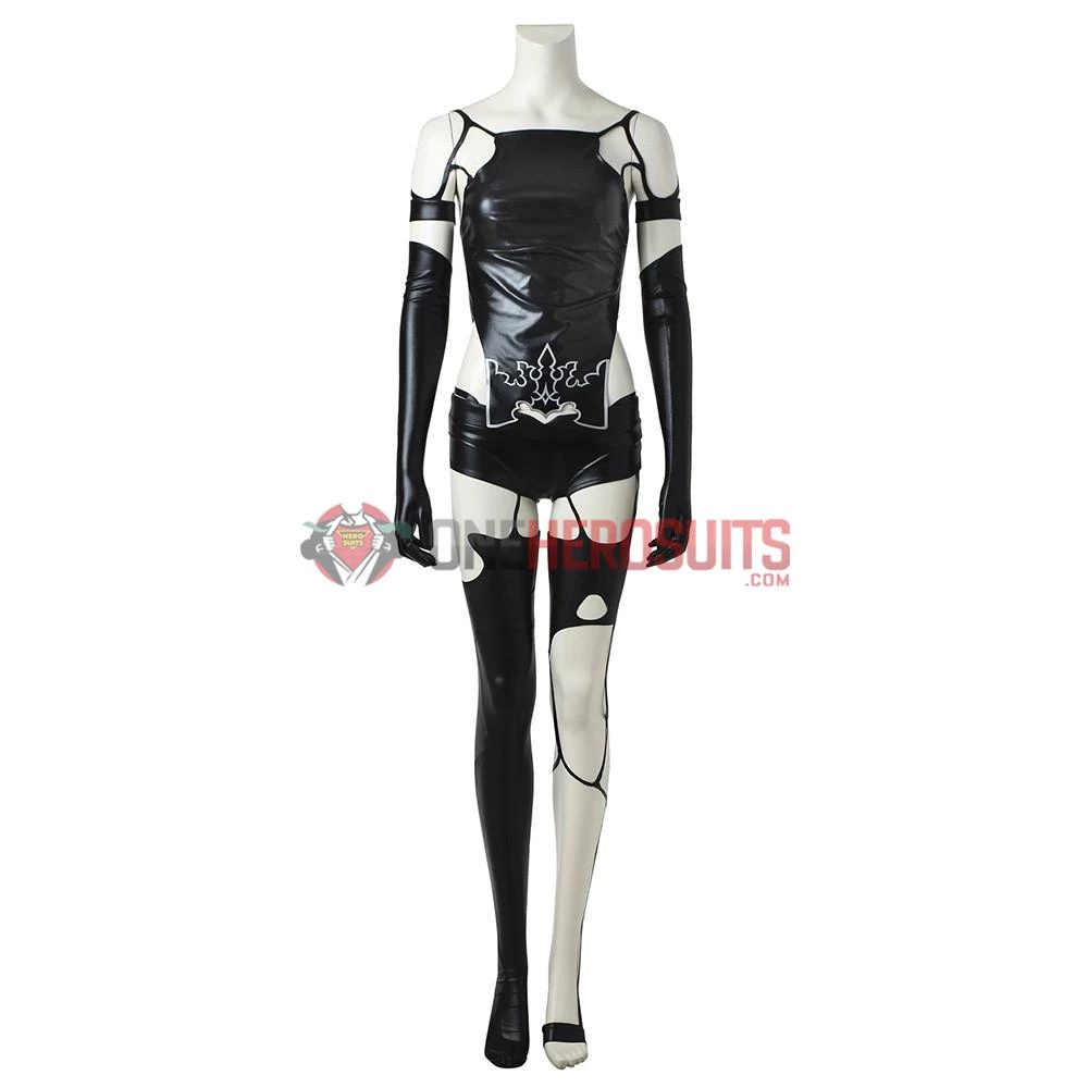 OneHeroSuits Costumes Type A Cospaly Costume NieR Automata YoRHa A2 Black Suit 2 OneHeroSuits Costumes Type A Cospaly Costume NieR Automata YoRHa A2 Black Suit