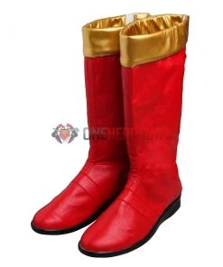 OneHeroSuits Costumes Conner McKnight Red Ranger Cosplay Shoes Power Rangers Red Dino Thunder Boots