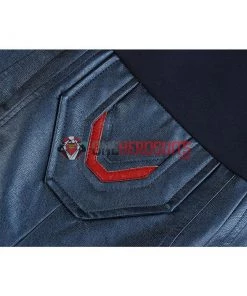 OneHeroSuits Costumes Carol Danvers Cosplay Costume Captain Marvel Dark Color Red Cosplay Suit