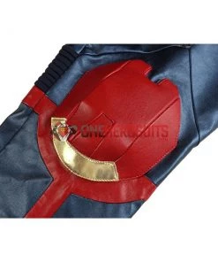 OneHeroSuits Costumes Carol Danvers Cosplay Costume Captain Marvel Dark Color Red Cosplay Suit