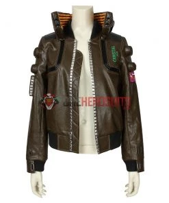 OneHeroSuits Cyberpunk 2077 V Female Cosplay Costumes Artificial Leather Cosplay Suit