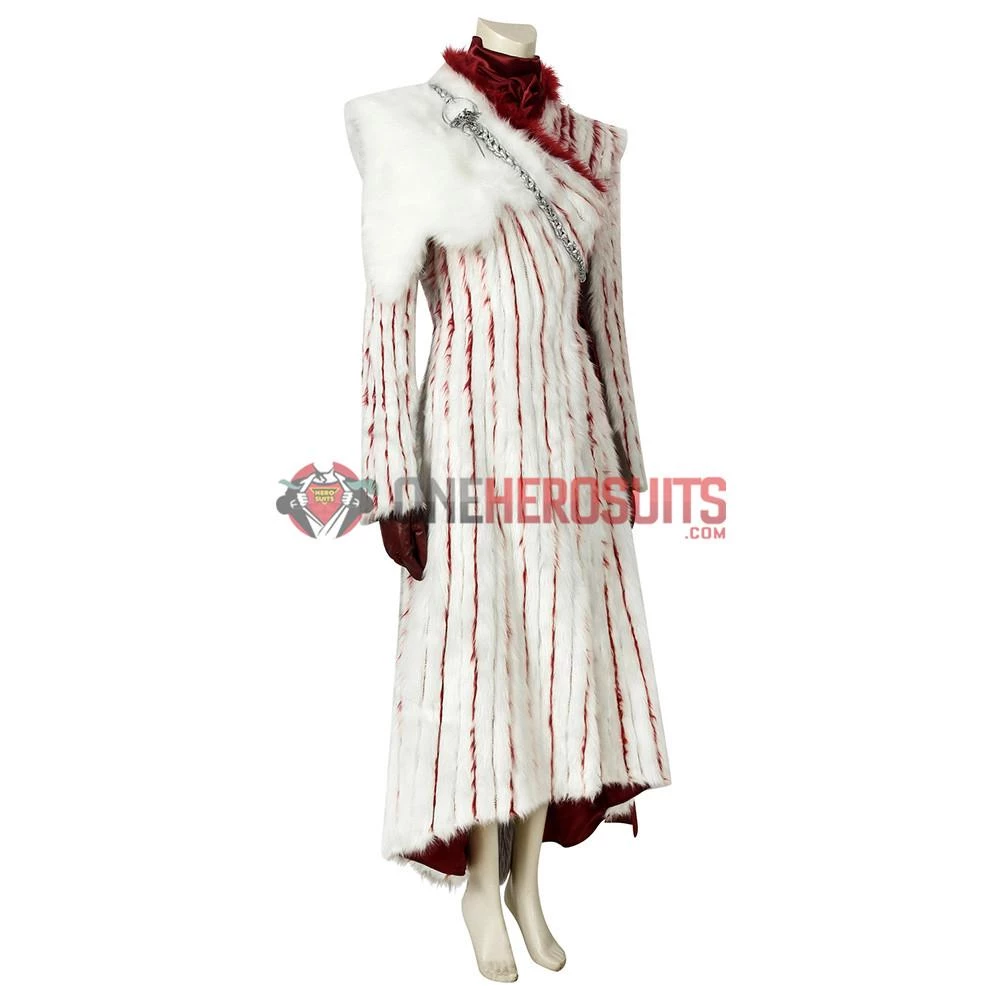 OneHeroSuits Daenerys Targaryen Cosplay Costumes GOT S8 Mother Of Dragons Cosplay Suit 3 OneHeroSuits Daenerys Targaryen Cosplay Costumes GOT S8 Mother Of Dragons Cosplay Suit