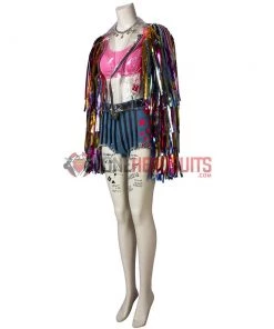 OneHeroSuits Birds Of Prey Cosplay Costumes Harley Quinn Rainbow Cosplay Suit