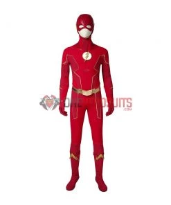 OneHeroSuits Barry Allen The Flash Season 6 Red Cosplay Boots Costumes