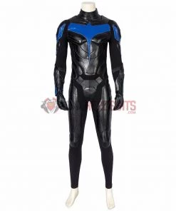 OneHeroSuits Titans Dick Grayson Cosplay Costumes The Season 1 Nightwing Cosplay Suit