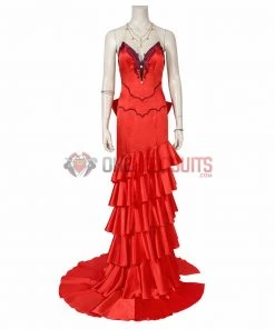 OneHeroSuits Final Fantasy VII Cosplay Costume Aerith Red Dress Cosplay Suit Costumes