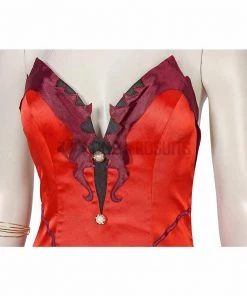 OneHeroSuits Final Fantasy VII Cosplay Costume Aerith Red Dress Cosplay Suit Costumes