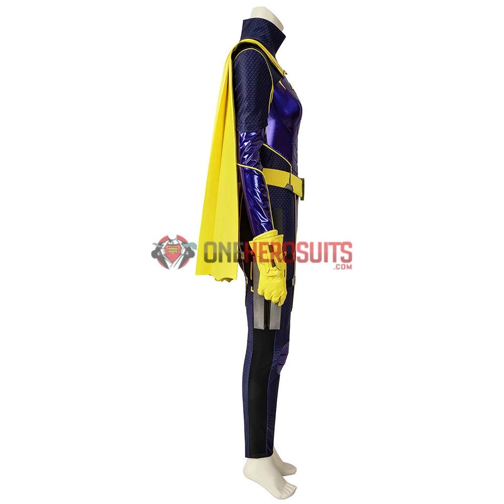 OneHeroSuits Batgirl Cosplay Costumes Gotham Knights BatGirl Purple Suit 5 OneHeroSuits Batgirl Cosplay Costumes Gotham Knights BatGirl Purple Suit