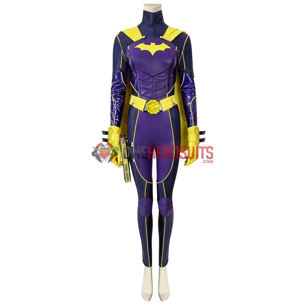 OneHeroSuits Batgirl Cosplay Costumes Gotham Knights BatGirl Purple Suit 2 OneHeroSuits Batgirl Cosplay Costumes Gotham Knights BatGirl Purple Suit