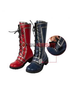 OneHeroSuits Harley Quinn Cosplay Boots Kill The Justice League Harley Quinn Shoes Costumes 7 OneHeroSuits Harley Quinn Cosplay Boots Kill The Justice League Harley Quinn Shoes Costumes