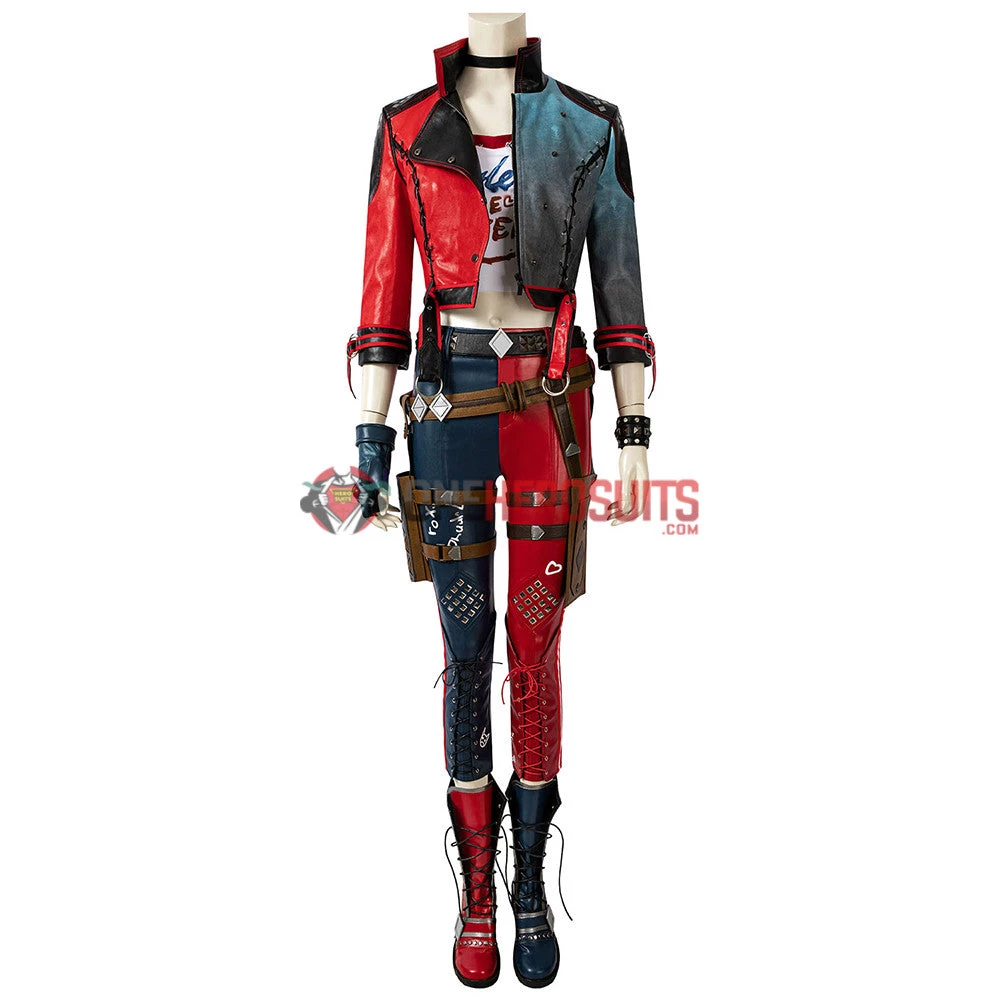 OneHeroSuits Harley Quinn Cosplay Boots Kill The Justice League Harley Quinn Shoes Costumes 3 OneHeroSuits Harley Quinn Cosplay Boots Kill The Justice League Harley Quinn Shoes Costumes