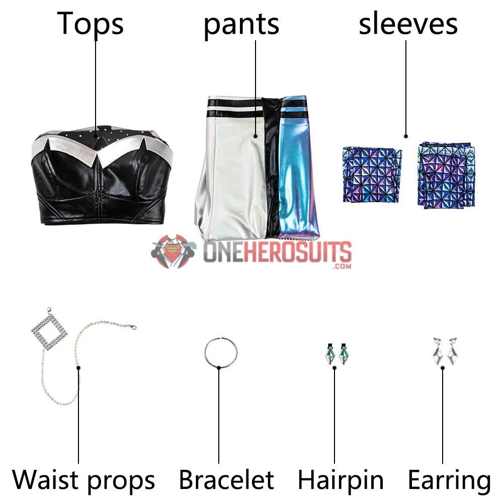 OneHeroSuits Costumes KDA All Out Kai'Sa Cosplay Costume 6 OneHeroSuits Costumes KDA All Out Kai'Sa Cosplay Costume