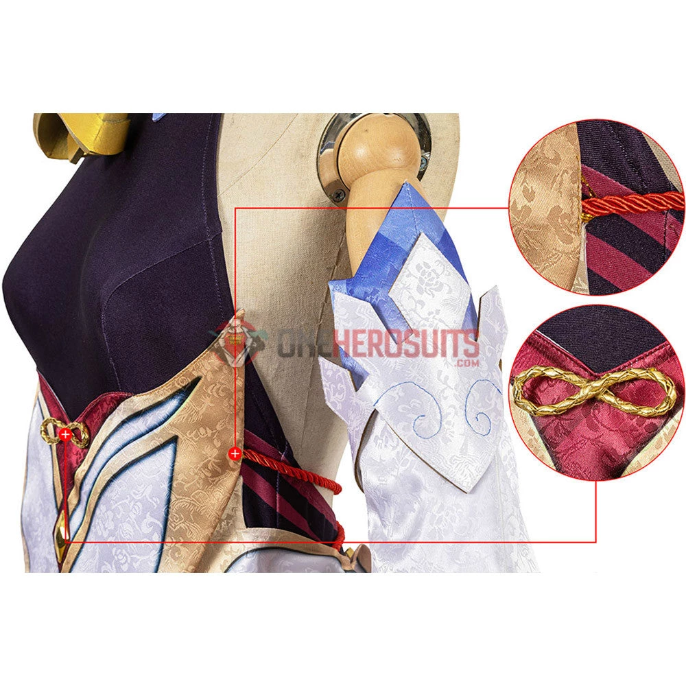 OneHeroSuits Ganyu Cosplay Costumes Genshin Impact Girls Cosplay Suit 28 OneHeroSuits Ganyu Cosplay Costumes Genshin Impact Girls Cosplay Suit