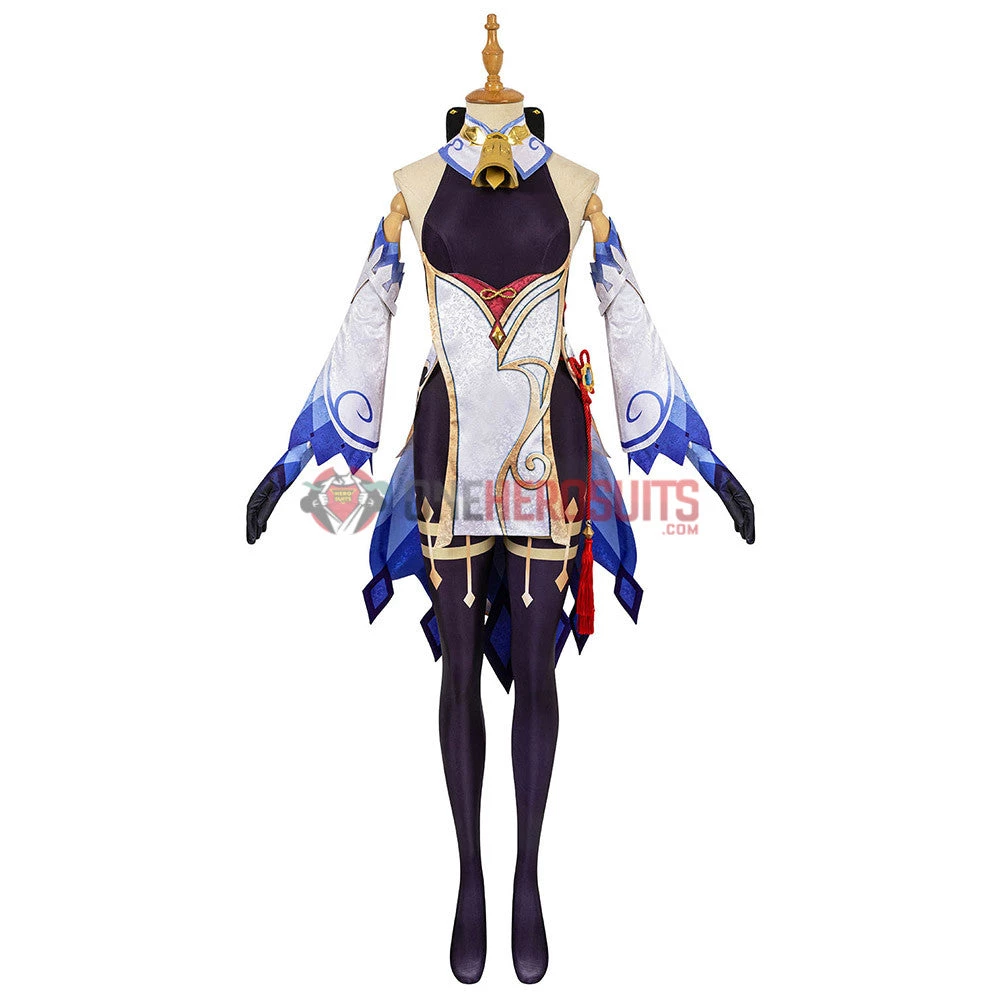 OneHeroSuits Ganyu Cosplay Costumes Genshin Impact Girls Cosplay Suit 4 OneHeroSuits Ganyu Cosplay Costumes Genshin Impact Girls Cosplay Suit