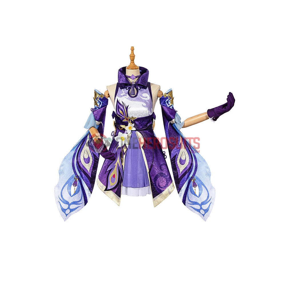 OneHeroSuits Keqing Cosplay Costumes Genshin Impact Female Cosplay Suit 4 OneHeroSuits Keqing Cosplay Costumes Genshin Impact Female Cosplay Suit