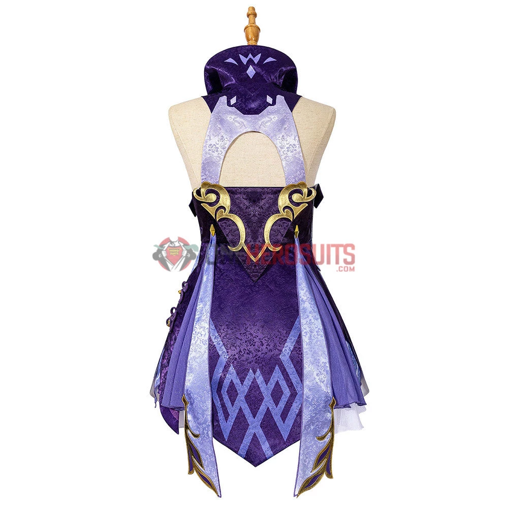 OneHeroSuits Keqing Cosplay Costumes Genshin Impact Female Cosplay Suit 9 OneHeroSuits Keqing Cosplay Costumes Genshin Impact Female Cosplay Suit