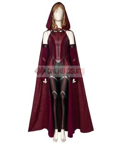 OneHeroSuits Costumes Wandavision Scarlet Witch Outfits Halloween Carnival Suit Cosplay Costume