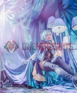OneHeroSuits Eula Genshin Impact Cosplay Costume Full Set With Cosplay Boots Costumes