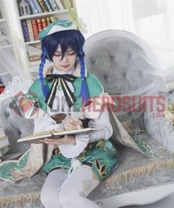 OneHeroSuits Venti Genshin Impact Cosplay Costume Full Set With Cosplay Boots Costumes