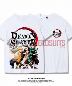 OneHeroSuits Demon Slayer Creative Print Anime T-shirt Nezuko/Tanjiro/Zenitsu/Inosuke