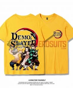 OneHeroSuits Demon Slayer Creative Print Anime T-shirt Nezuko/Tanjiro/Zenitsu/Inosuke