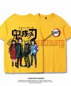 OneHeroSuits Demon Slayer Creative Print Anime T-shirt Nezuko/Tanjiro/Zenitsu/Inosuke