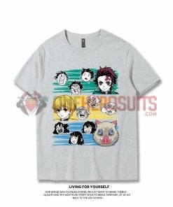 OneHeroSuits Demon Slayer Creative Print Anime Cotton T-shirt