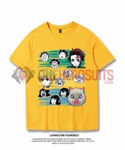 OneHeroSuits Demon Slayer Creative Print Anime Cotton T-shirt