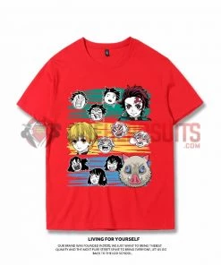 OneHeroSuits Demon Slayer Creative Print Anime Cotton T-shirt